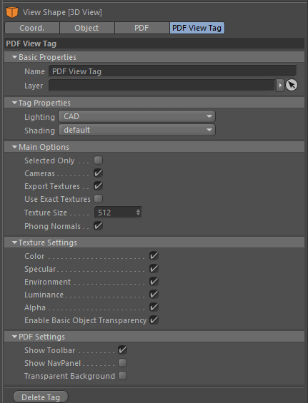 User interface